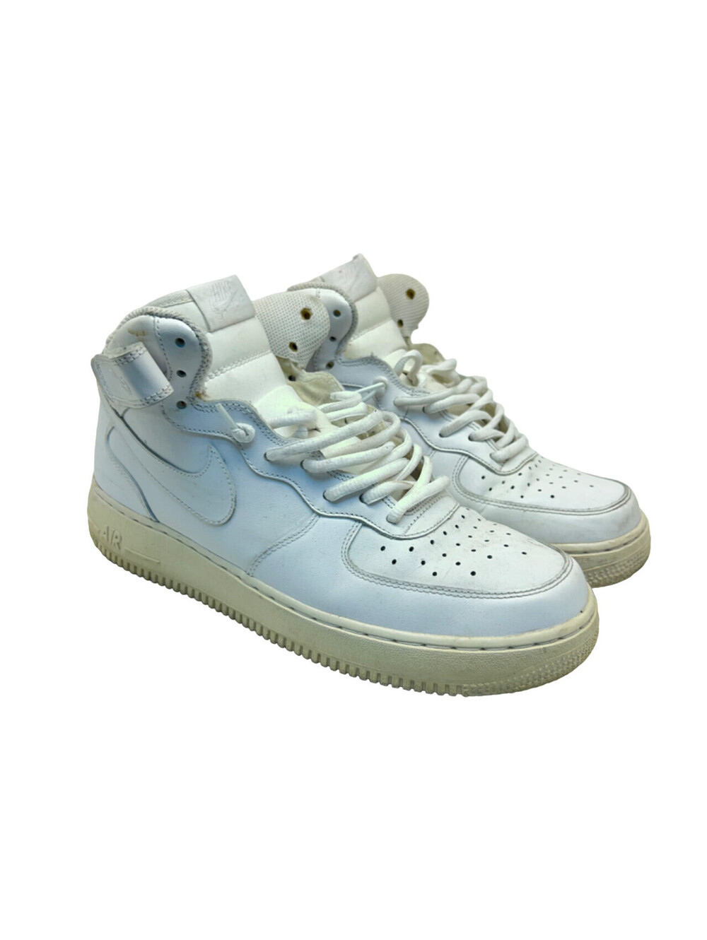 Nike Men's Air Force 1 Mid-Cut Athletic Shoes 315123-111 White Size 10M